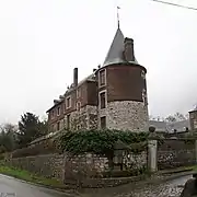 Photographie d'un bâtiment médiéval.