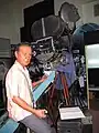 Figure de cire de Rattana Pestonji aux Archives du film thaïlandais