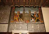 «&nbsp;Charlemagne et Anschaire de Brême&nbsp;», Peinture de 1532 dans la salle supérieure