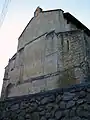 Façade est surplombant une ruelle (oct.&nbsp;2012)