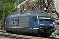 La Re 465 012-3 en gare de Lalden