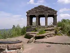Le temple du Donon - XIXe&nbsp;siècle.