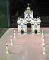 Maquette de la porte Rouge