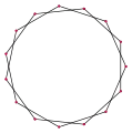 {15, 2} (angle interne : 132°)