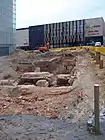 Fouilles en 2014 avec vue sur le Brühl
