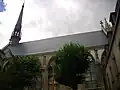 Chapelle Saint-Joseph de Reims vue de la cour d'honneur