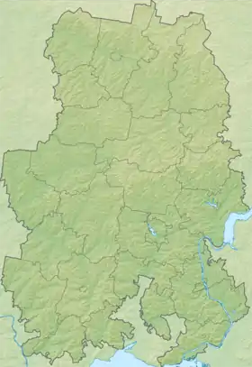 Voir sur la carte topographique d'Oudmourtie