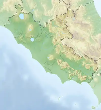 (Voir situation sur carte : Latium)