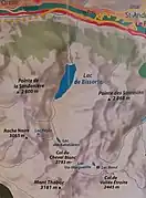 Situation du lac.
