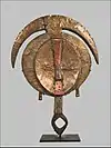 Figure d'ancêtre, gardien de reliquaire. Région d'Okondja, au Nord-est de la République gabonaise