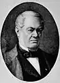 René Dardel, créateur des halles, peint par Louis Bardey.