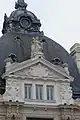 Statue de Mercure au Palais du Commerce de Rennes