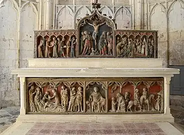 Retable du XIVe&nbsp;siècle..