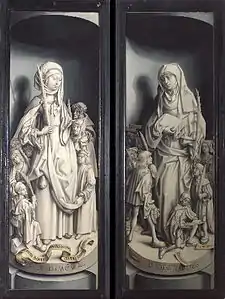 Retable fermé