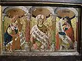 Bois polychrome et panneaux peints.