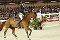 Kevin et Rêveur de Hurtebise*HDC dans le Grand Prix du Global Champions Tour de Cannes (juin 2012).