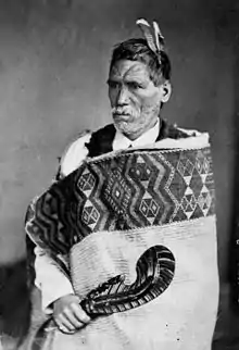 Rewi Manga Maniapoto. Elizabeth Pulman, juin 1879.