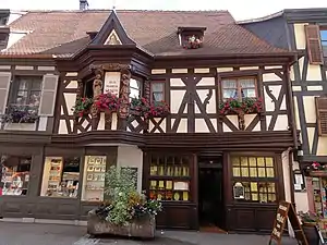 Maison dite des Ménétriers du XVIIe siècle.