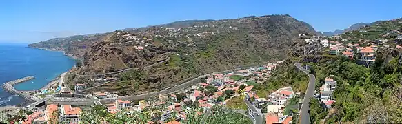 Ribeira Brava depuis le Miradouro do Cais