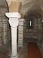 Crypte vue en y entrant
