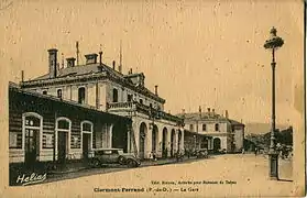 La gare vers 1910