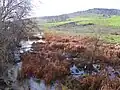 Le Guadiana vu du pont Poblete à Calatrava la Vieja (es).