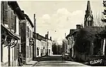 La rue du Commerce années 40/50.