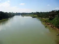 L'Angat vue depuis le pont Pulilan-Plaridel.