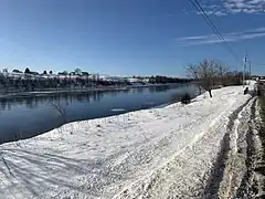Rang Nord, rivière en eaux libres