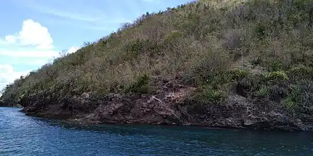 L'anse est formée à partir des écoulements de lave issus d'un volcan situé à l'emplacement du Morne Yoyo il y a 2,5&nbsp;millions d'années.