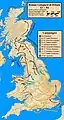Campagnes dans le nord de l'Angleterre de Vettius Bolanus (69-71), Petillius Cerialis (71-73) et au pays de Galles de Frontin (73-77)