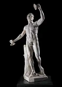 Faune Rondanini, sculpture en marbre  à partir d'un ancien torse romain, vers 1625-1630.