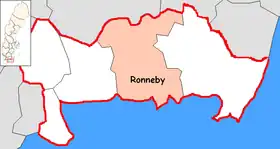 Localisation de Ronneby