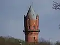 Le vieux château d'eau à Ronneby.
