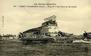 La fosse no&nbsp;9 vers 1919.