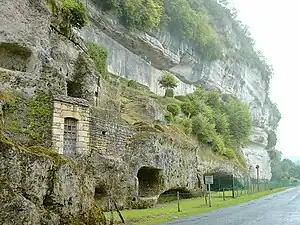Vue depuis la route.