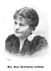 Gravure d'une femme de trois quart face, tête nue, cheveux courts