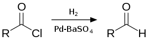 Réduction de Rosenmund.