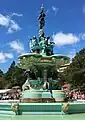 La fontaine Ross restaurée dans les jardins de West Princes Street.