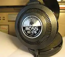 Image d'un casque audio utilisant des aimants samarium-cobalt.