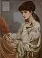 Maria Theresa Zambaco, Dante Gabriel Rossetti, 1870, Pastel sur papier, 100 x 72 cm, Clemens-Sels
