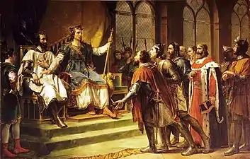 Tableau du XIXe&nbsp;siècle de style néo-classique.
