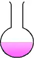 Round bottom flask (ballon à fond rond).