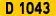 D 1043