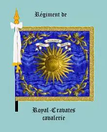 régiment Royal-Cravates cavalerie après 1739, avers