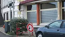 Place de stationnement à durée limitée avec contrôle par disque (fin de la prescription)