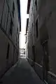 La rue Sabaterie vue depuis la rue d'Espagne.