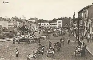 Rue Walowa au début du XXe&nbsp;siècle