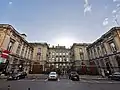L'arrière du Parlement fédéral.