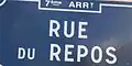 Rue du repos